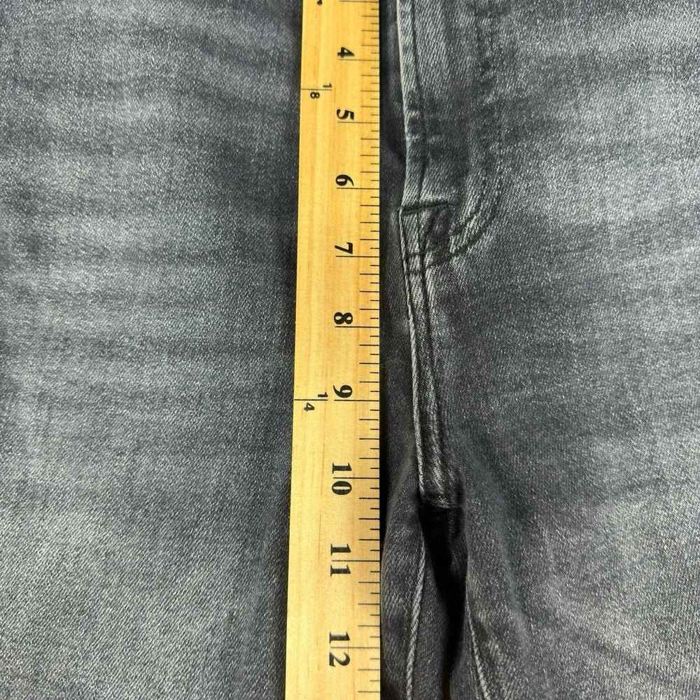 7 For All Mankind Jeans Women's 30 Gray HW‎ Ankle Skinny Luxe Vintage Honest